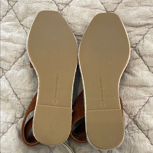 Banana Republic Brown Espadrilles with Ankle Strap. Brand new, size 7 - Picture 7 of 10